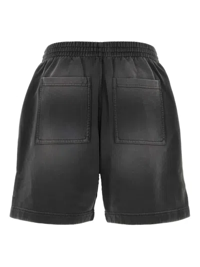 Represent Cotton Bermuda Shorts With Back Pockets And Elastic Waistband