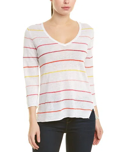 Incashmere Linen Pullover In Multi
