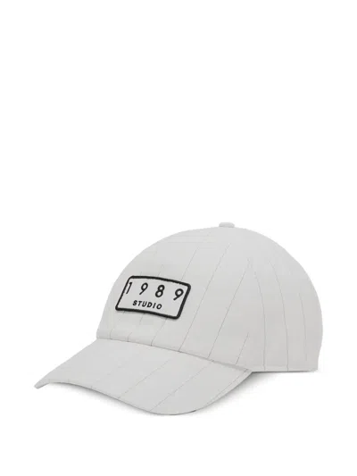 条纹标贴棉棒球帽