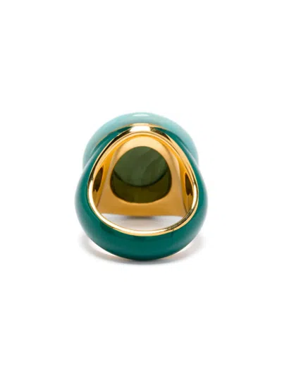 Aurelie Bidermann Tabarin Malachite Ring In Green