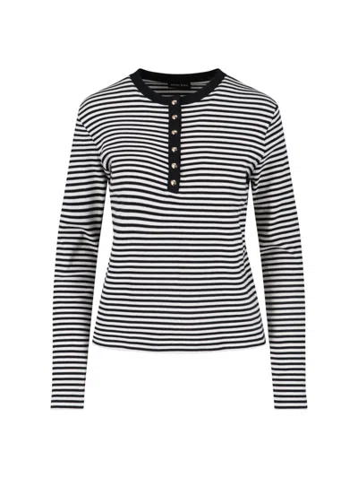 Anine Bing Lessia Long Sleeve T-shirt In Multicolor