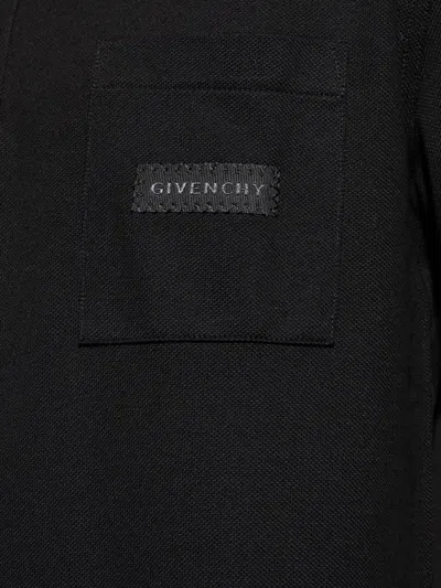 Givenchy Classic Fit Polo With 3 Buttons Bm71kr3ycd 001 In Black