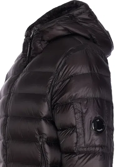C.p. Company Black Down Jacket Made Of Dd Shell Cp Company In Black