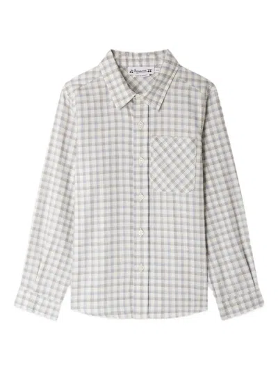 Bonpoint Tango Checked Shirt In White