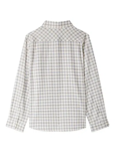 Bonpoint Tango Checked Shirt In White