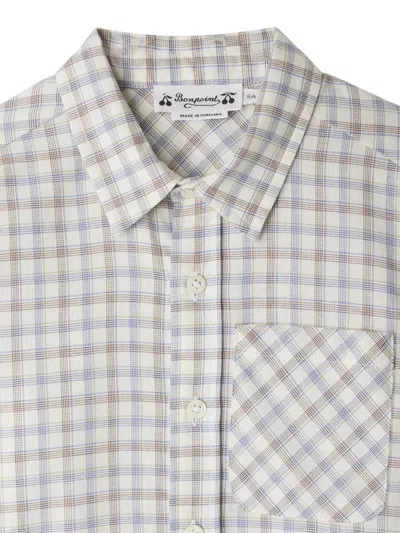 Bonpoint Tango Checked Shirt In White