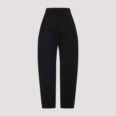 Givenchy Black Wool Tailored Pants In Black