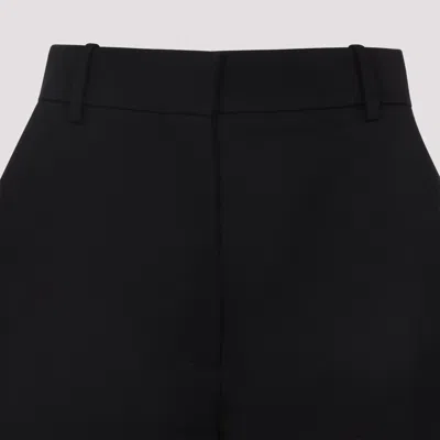 Givenchy Black Wool Tailored Pants In Black