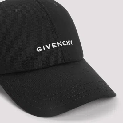 Givenchy Logo Embroidered Baseball Cap In Black