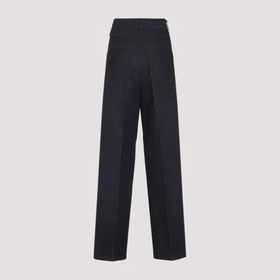 Carven Key Charm Straight-leg Jeans In Black