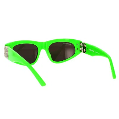 Balenciaga 0095s Dynasty Cat-eye Acetate Sunglasses In Green
