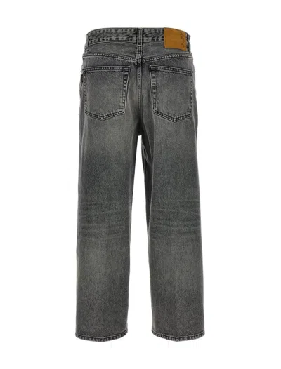 Haikure Wide-leg Mid-rise Jeans In Blue