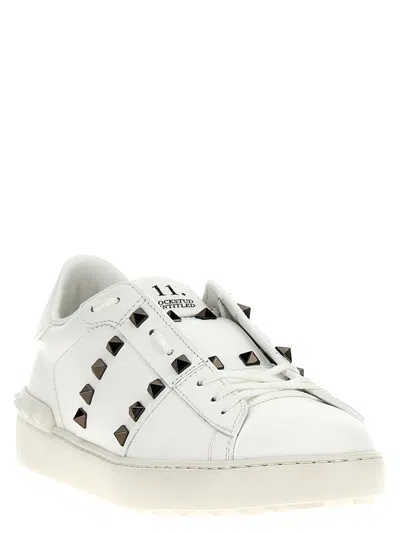 Valentino Sneaker Bianche Rockstud In Pelle  Garavan