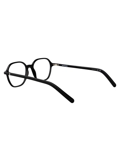 Montblanc Black-black-transparent Recycled Injected Acetate Glasses
