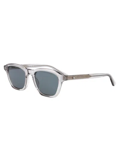Montblanc Grey-grey-grey Recycled Acetate Sunglasses