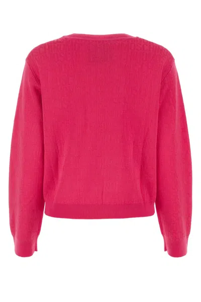 Moschino Couture Fuchsia Viscose Sweater