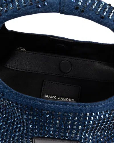Marc Jacobs The Mini Crystal Denim Sack Bag