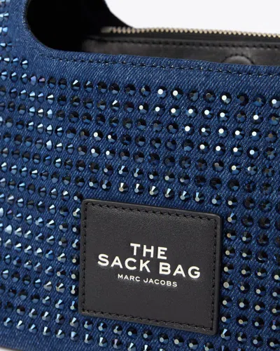 Marc Jacobs The Mini Crystal Denim Sack Bag