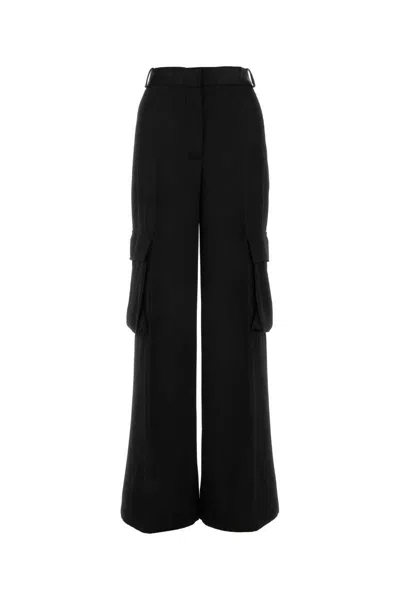 Versace Straight Leg Tailored Pants In Black