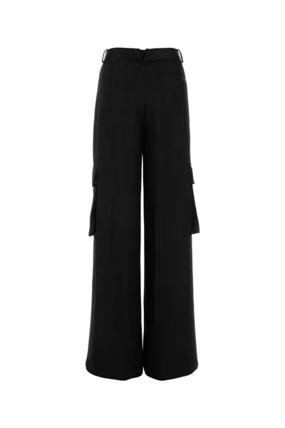 Versace Straight Leg Tailored Pants In Black