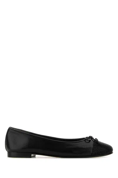 Tory Burch Flat Shoes In Black