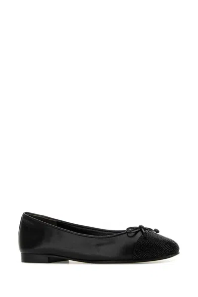 Tory Burch Flat Shoes In Black