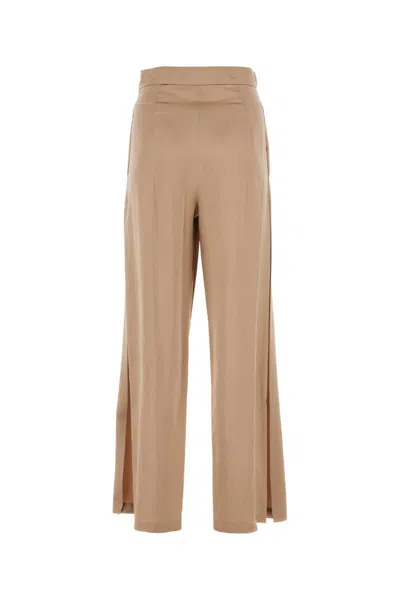 Pianoforte Antiqued Silk Satin Fiesta Wide Leg Pant