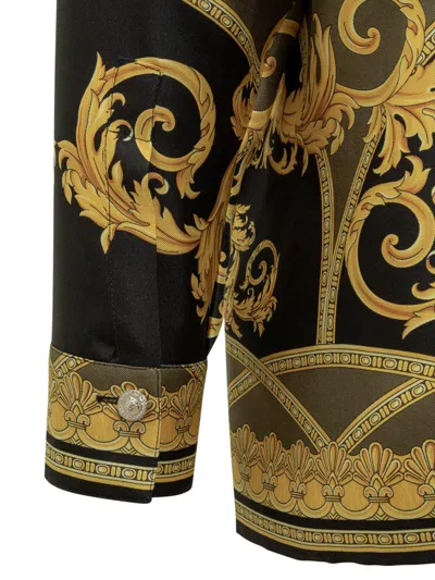 Versace Shirt With La Coupe Des Dieux Print In Multi