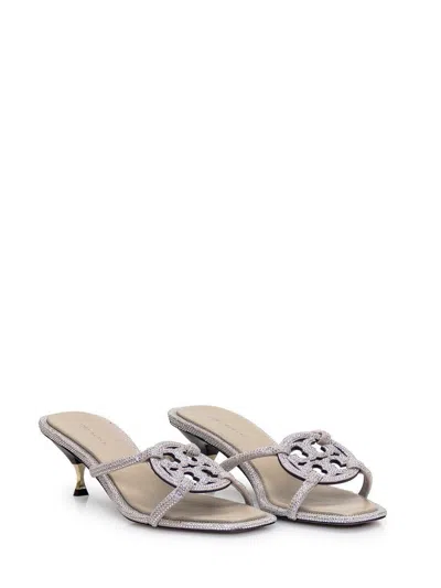 Tory Burch Miller Grey Sandals In Gray