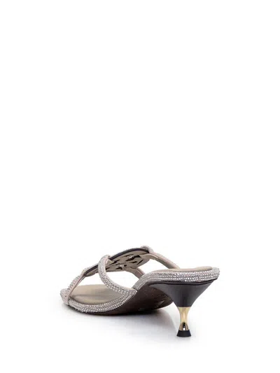 Tory Burch Miller Grey Sandals In Gray
