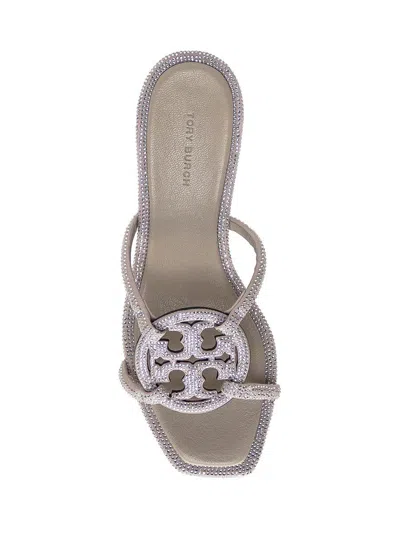 Tory Burch Miller Grey Sandals In Gray