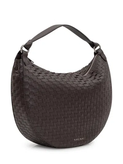Orciani Dumpling Nappa Woven Midi Bag