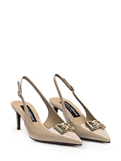 Dolce & Gabbana Leather Slingbacks