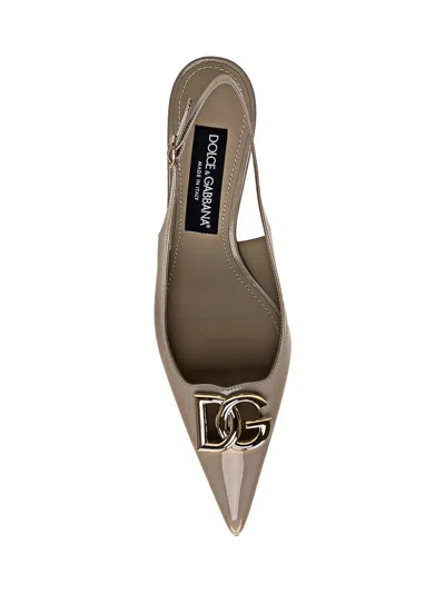 Dolce & Gabbana Leather Slingbacks