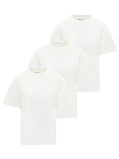 Jil Sander T-shirt Three-pack In White