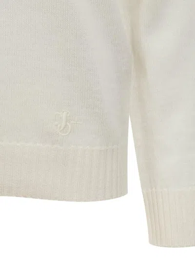 Jil Sander Wool Sweater With Logo