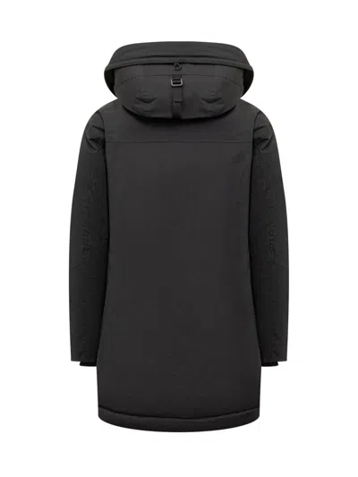 Dsquared2 Black Polyester Trenches And Coats In Black