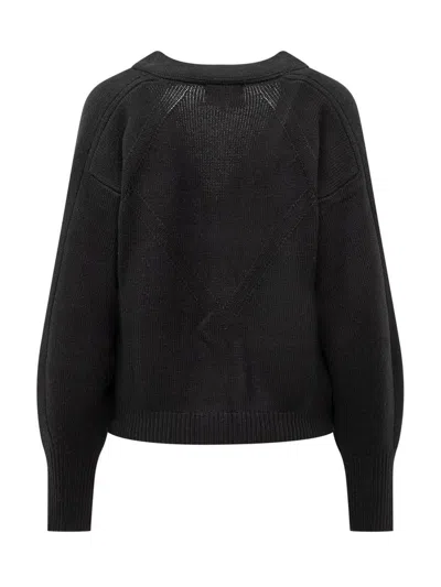 Loulou Studio Zanzibar Wool And Cashmere Cardigan In Black