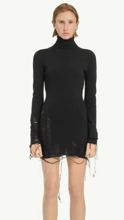 Mm6 Maison Margiela Cozy Blend Wool-polyester Dress