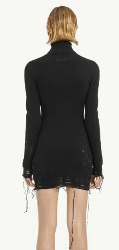 Mm6 Maison Margiela Cozy Blend Wool-polyester Dress
