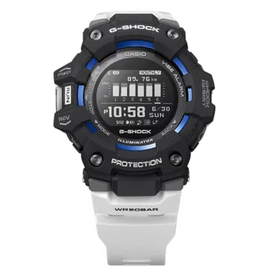 Casio G-shock Gbd100 'black Blue' In White