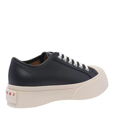 Marni Pablo Leather Sneakers In Seven Women