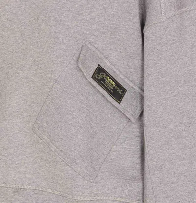 Ganni Oversized Sweatshirt Sweatshirts Grey In Gray