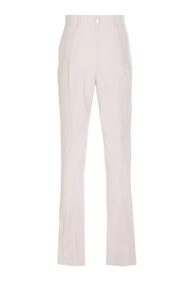 Patrizia Pepe Logo-plaque Trousers In Multi