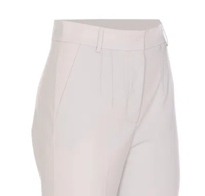 Patrizia Pepe Logo-plaque Trousers In Multi