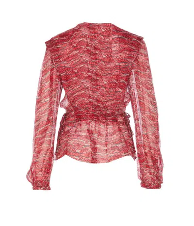 Isabel Marant Étoile Isabel Marant Etoile Women Axeline Shirt In Red