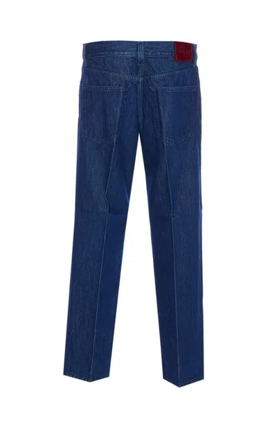 Gucci Jeans In Denim Di Cotone Certificato In Blue