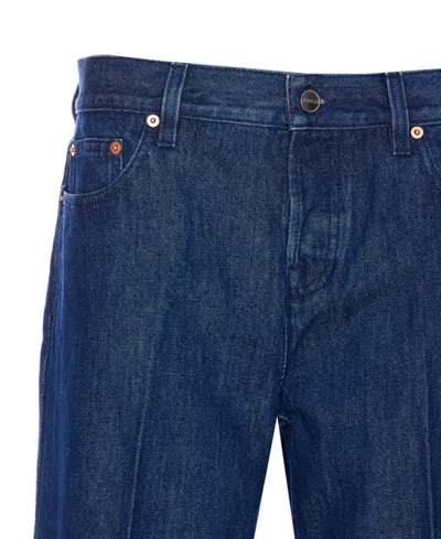 Gucci Jeans In Denim Di Cotone Certificato In Blue