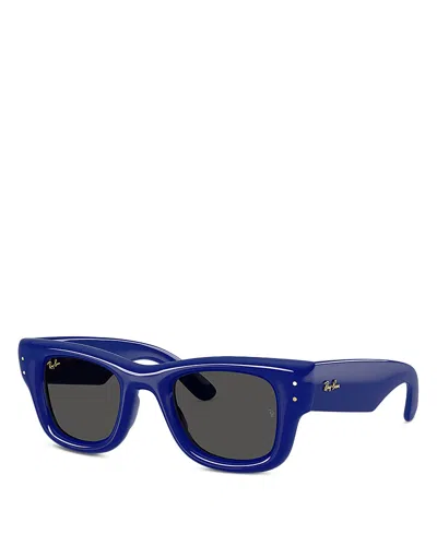Ray Ban Ray-ban Wayfarer Puffer A$ap Rocky Square Sunglasses, 47mm In Blue
