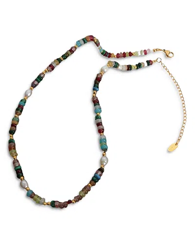 Aqua 8 Other Reasons Beaded Necklace, 17-20 - Exclusive In Multi